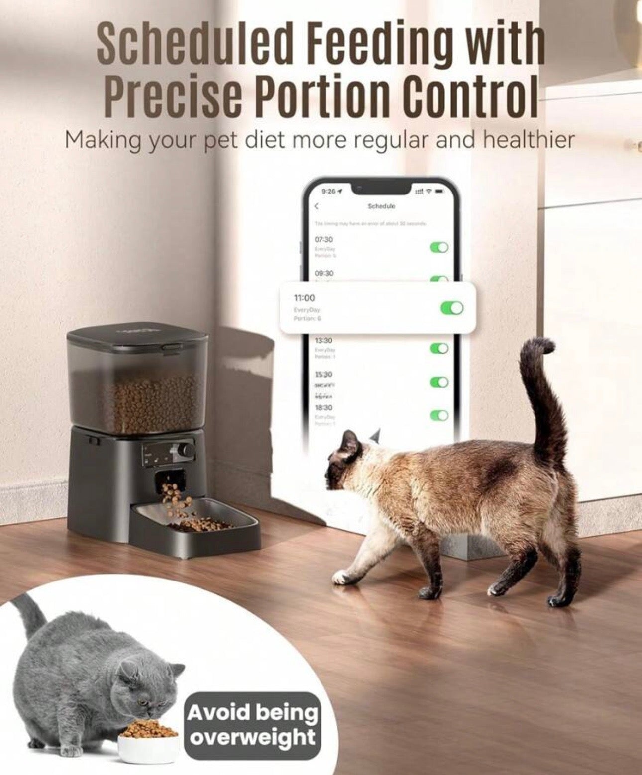 Smart Pet Feeder With App Control