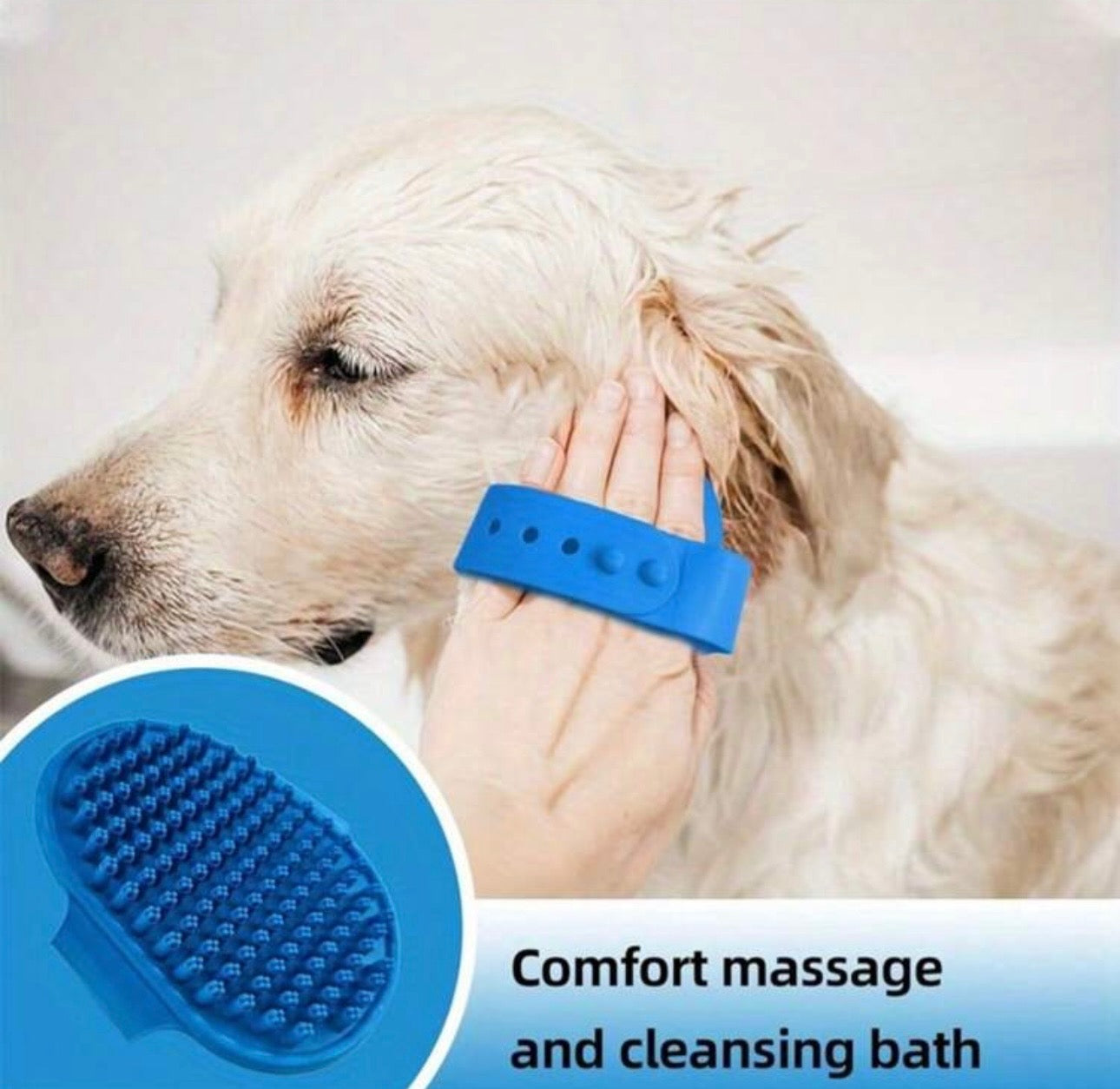 5pcs Blue Deshedding Brush For Short Hair, Cat and Dogs, Slicker Brush, Flea Comb, Complete Brush Set