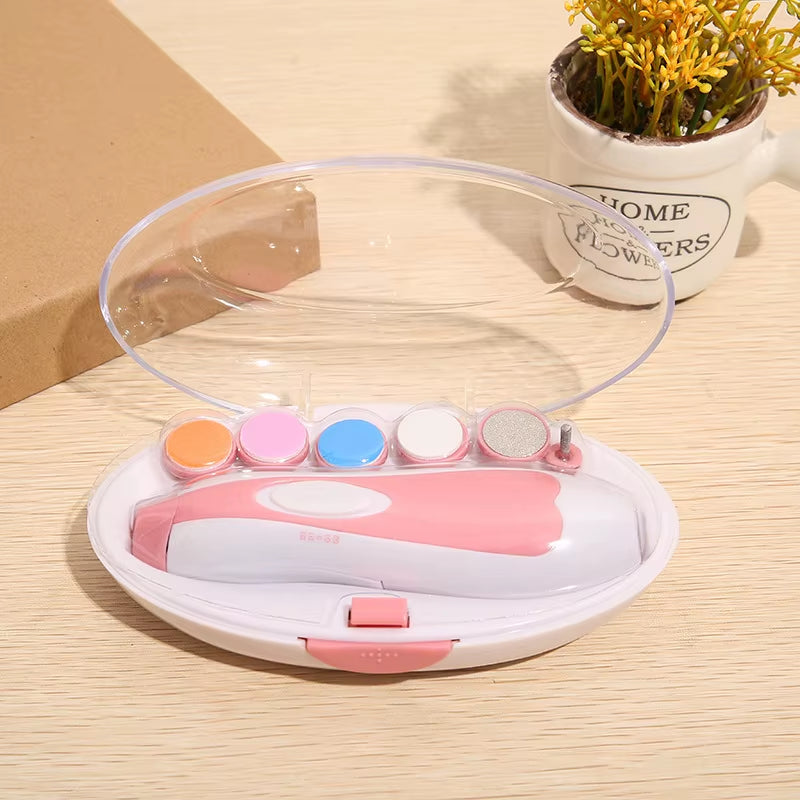 Electric Baby Nail Trimmer, Nail Clipper, Tools for Newborn Fingernails and Toenails