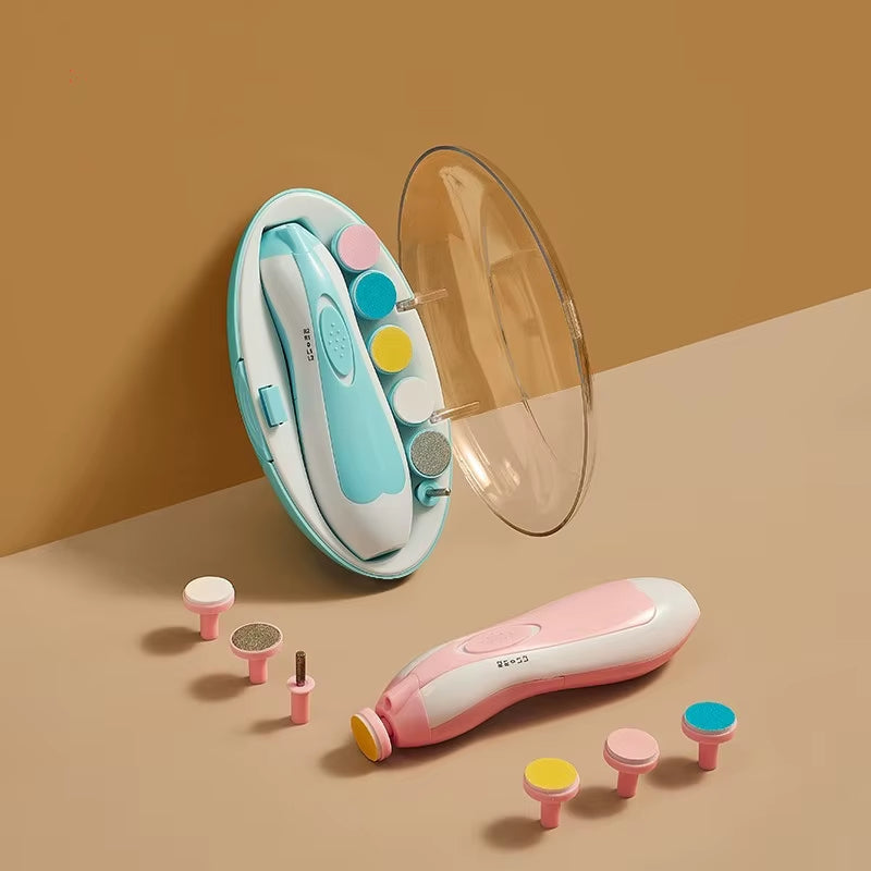 Electric Baby Nail Trimmer, Nail Clipper, Tools for Newborn Fingernails and Toenails