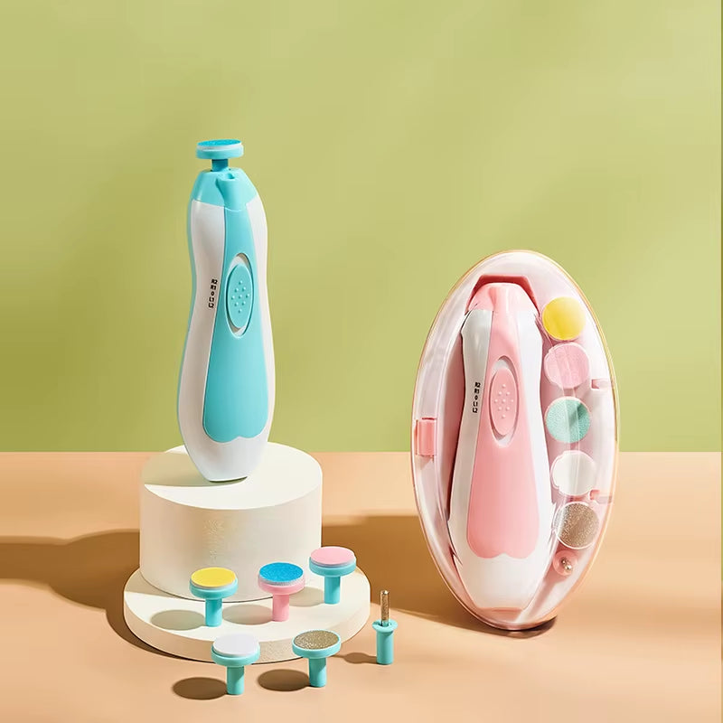 Electric Baby Nail Trimmer, Nail Clipper, Tools for Newborn Fingernails and Toenails