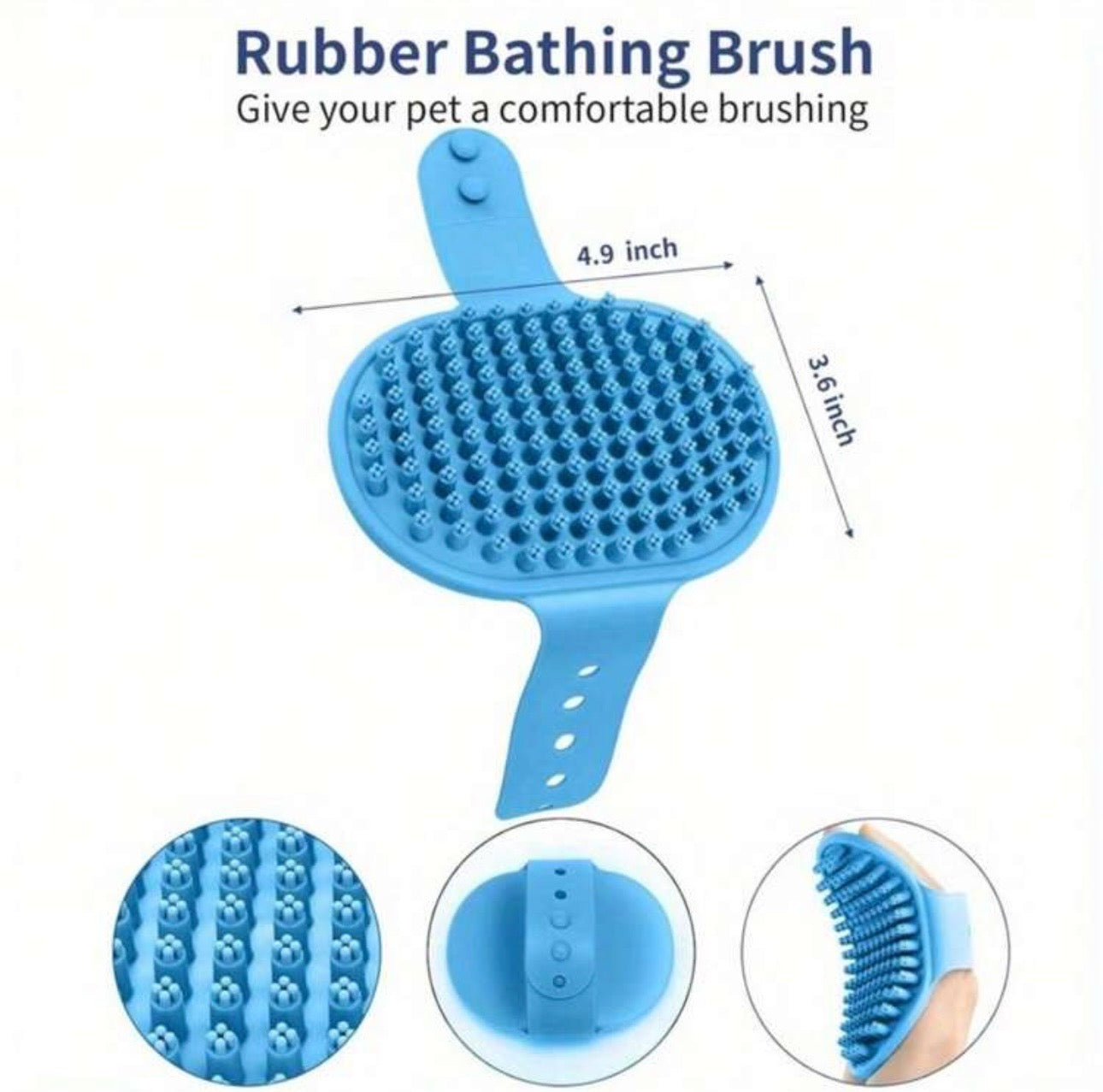 5pcs Blue Deshedding Brush For Short Hair, Cat and Dogs, Slicker Brush, Flea Comb, Complete Brush Set
