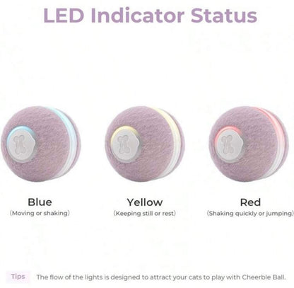 Smart Moving Bouncing Rolling Ball For Indoor Cat