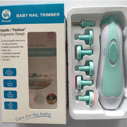 Electric Baby Nail Trimmer, Nail Clipper, Tools for Newborn Fingernails and Toenails